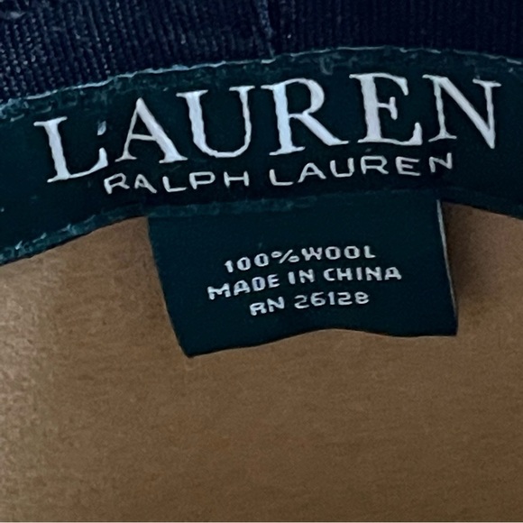 RALPH LAUREN 100% wool floppy hat Preppy Classic - Picture 3 of 7